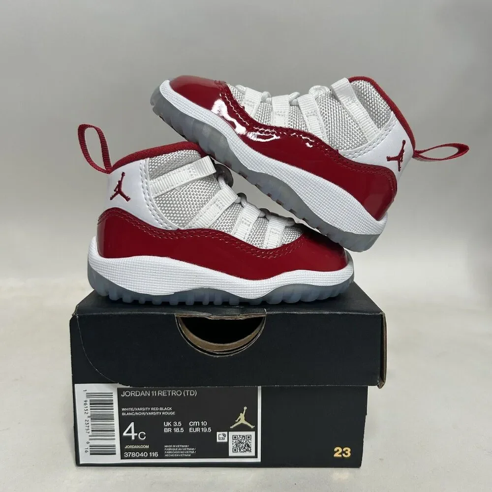 Nike Air Jordan 11 Retro TD “Cherry Red White” 2024